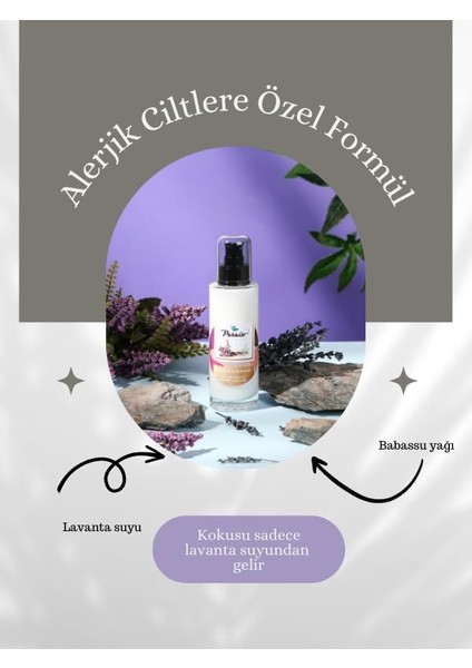 Lavanta & Babassu Yüz ve Vücut Sprey Losyonu modelleri