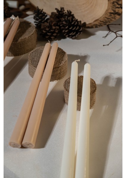 Şamdan Mum 2'li Set Dekoratif Kokulu Doğal % 100 Soya Wax modelleri