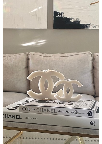 2'li Set Dekoratif Kokulu Doğal Mum % 100 Soya Wax