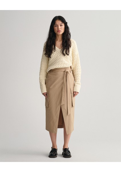 Kadın Bej Slim Fit Etek 4400093.248
