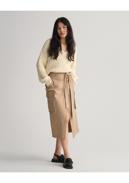 Kadın Bej Slim Fit Etek 4400093.248 fırsatları