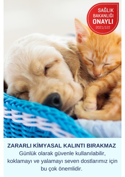 Resteril Hiyen Spreyi Pet 1L Kedi Koku Giderici Kedi Yatağı Mama Su Kabı Temizleyici