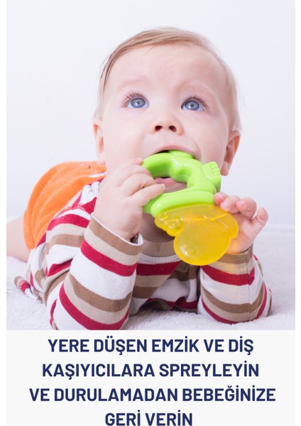 Resteril Hijyen Spreyi Baby&Kids 3x200ml Bebek Çocuk Oyuncak Temizleyici Biberon Emzik Temizleyici