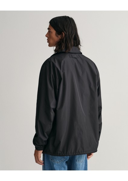 Erkek Siyah Relaxed Fit Logolu Ceket 7006307.5
