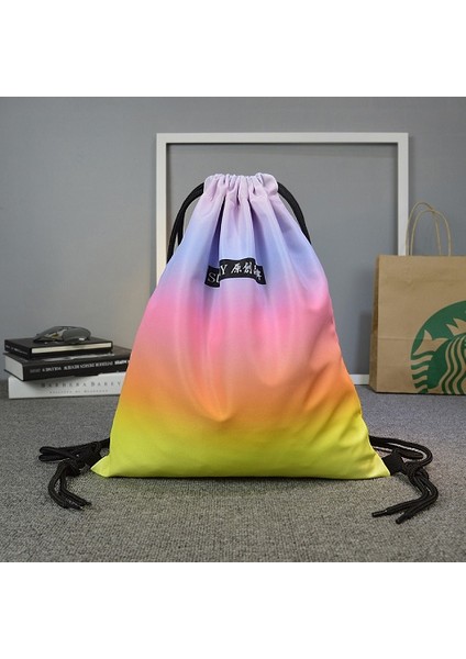 Rahat Sırt Çantası Spor Ipli Sırt Çantası Ipli Çanta Basit Erkek ve Kadın Çantası (Yurt Dışından) fiyatları