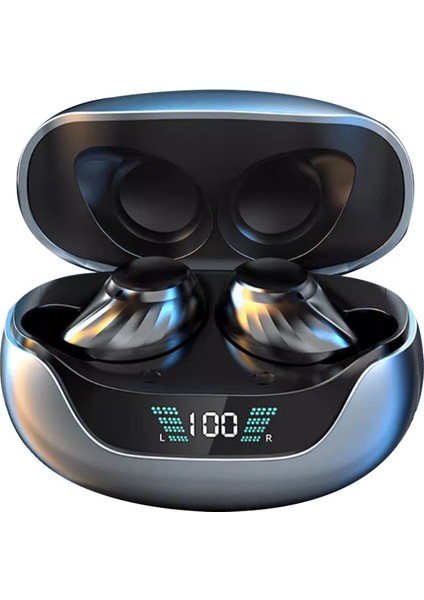 Bluetooth Kulaklıklar Kablosuz Spor Gürültü Önleyici Kulak Içi Kulaklıklar Akıllı Pil Ekranı (Yurt Dışından)