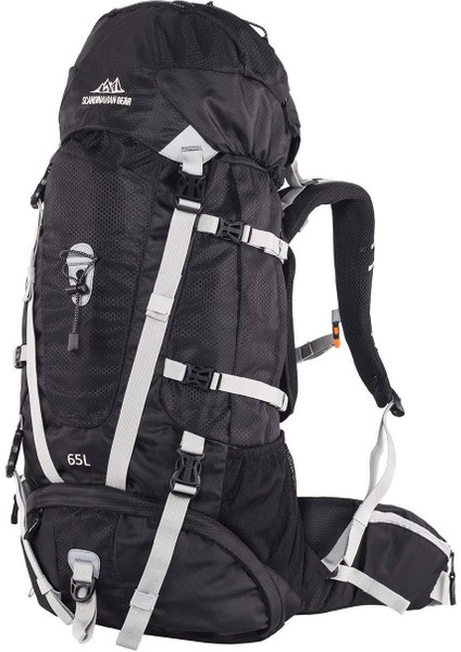 Quickup Hiking Sırt Çantası 65 Litre-Siyah