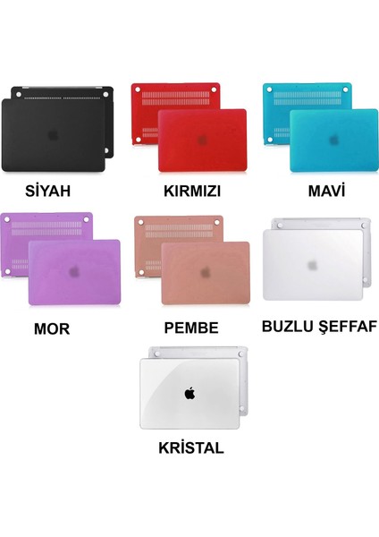 Macbook 2023 M2 Pro 14 A2779 Shell Rubber Sert Kapak Kılıf - AL3372