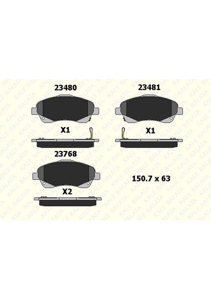 Toyota Avensis Ön Takım Balatası (2003-2009) fiyatları