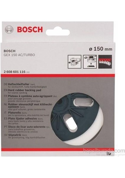 Gex 150 Ac Eksantrik Zımpara Tabanı Sert