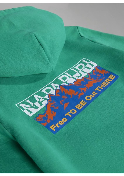 Yeşil Erkek Çocuk Yuvarlak Yaka Uzun Kollu Sweatshirt NP0A4HGBG1M1 K B-Fujı H fırsatları