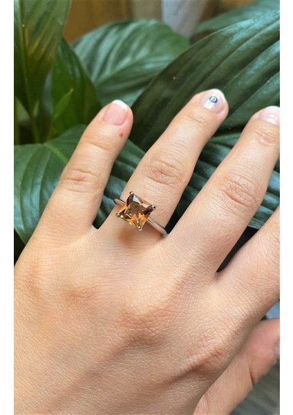 Kadın Sultanit Tektaş Gümüş Yüzük fırsatları