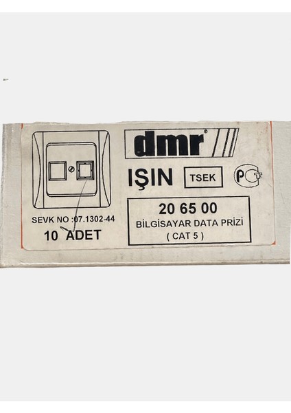 Işın Bilgisayar Data Prizi Cat5 Beyaz 206500