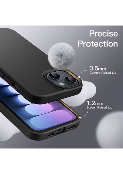 Apple Iphone 15 Kılıf Kamera Çıkıntılı Içi Kadife Süet Yumuşak Lansman Renkli Silikon Grade Liquid Kapak modelleri