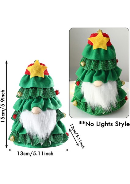 Mini Elf Yeşil Şapka Xmas Tree Elf Elf Bebek Elf Kulakları ile Noel Dekorasyon Noel Ev Noel Ağacı Süsler Navidad Natale Çocuk Oyuncak