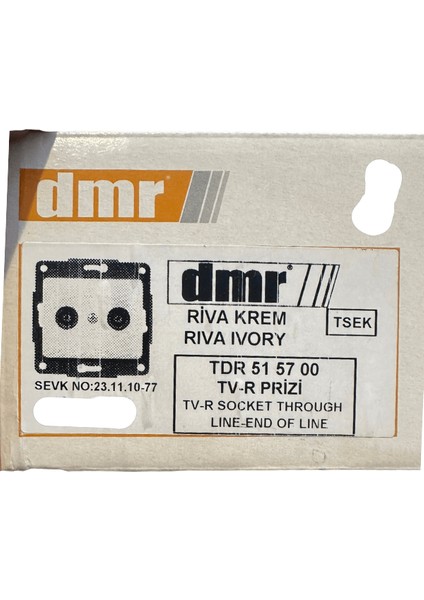 Tv-R Prizi Sıva Altı Riva Krem 515700 (Çerçevesiz)