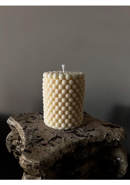 Dekoratif Kokulu Doğal Mum % 100 Soya Wax Boncuk Kulesi
