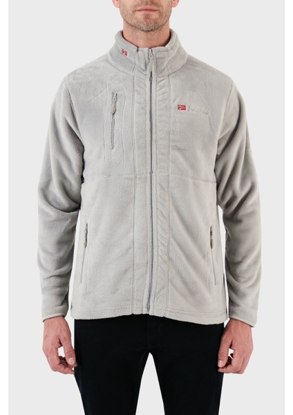 Yumuşak Dokulu Soğuğa Dayanıklı Fermuarlı Outdoor Polar Erkek Polar Upload