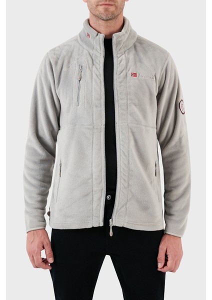 Yumuşak Dokulu Soğuğa Dayanıklı Fermuarlı Outdoor Polar Erkek Polar Upload fırsatları