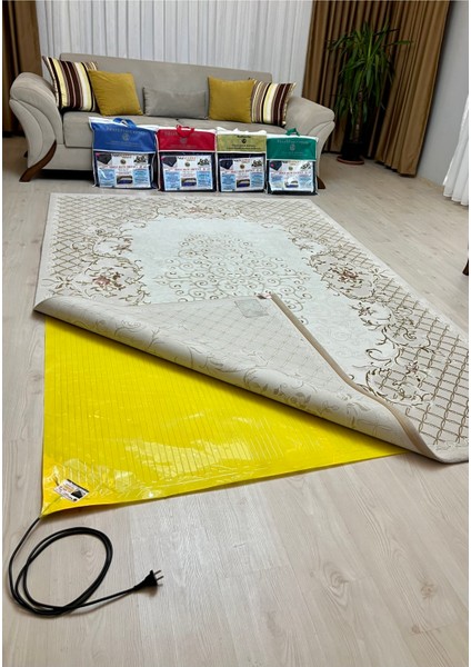 180 x 220 cm Keçeli Elektrikli Halı Altı Isıtıcı Yerden Isıtma (Floor Heating)