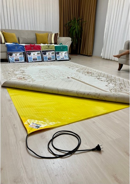 180 x 220 cm Keçeli Elektrikli Halı Altı Isıtıcı Yerden Isıtma (Floor Heating)