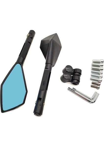 Motosiklet Aynası Cnc Alüminyum Düz 8-10MM/TERS 10MM