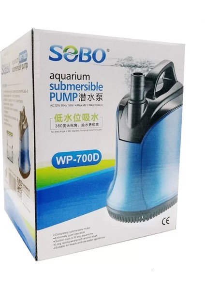 Akvaryum Alttan Emişli Sump Kafa Motoru 110W 5500 lt /saat WP-700D fiyatları