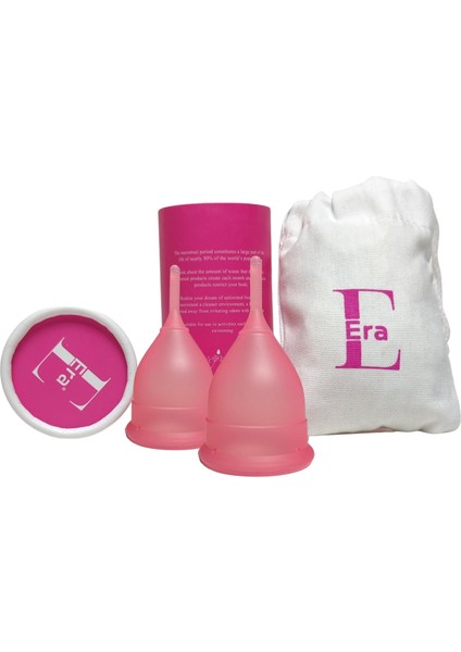 Era Cup - S/L Ikili Paket ( 2 Pcs) / Menstrual Cup (Adet Kabı)