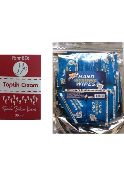 Topuk Çatlak Kremi + Hijyenik Temizlik Havlusu