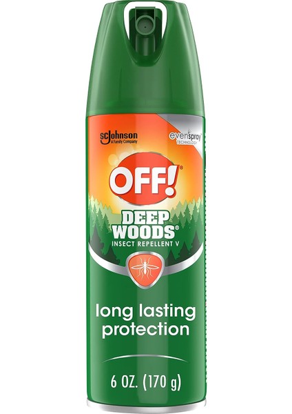 Off Deep Woods Insect Repellent Long Lasting Protection Sinek Kovucu Sprey 170 gr