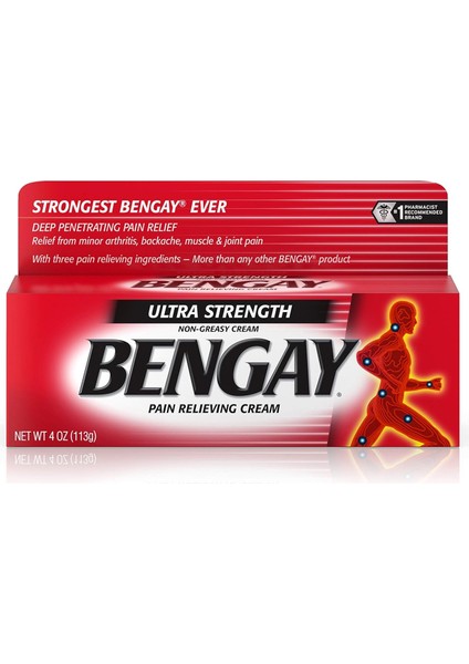 Bengay Ultra Strength Pain Relief Cream Kas Rahatlatıcı Krem 113 gr