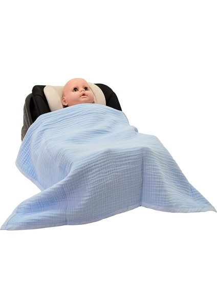 Başlıklı 4 Kat Müslin Bebek Battaniyesi 92 x 82 cm 1209 fiyatları