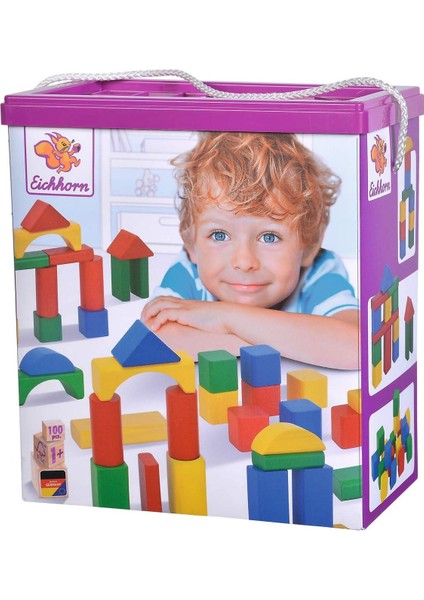 Simba Eichhorn Renkli Ahşap Bloklar 100010171 fırsatları
