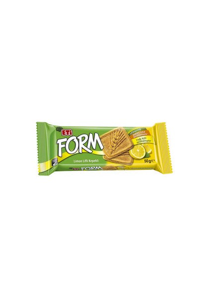 Form Limon Lifli Kepekli Bisküvi 50 gr ( 12 Adet )