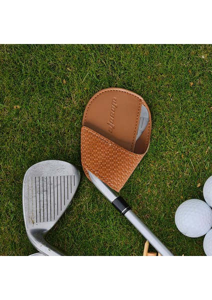 Golf Kulübü Demir Kafa Kapağı Spor Aksesuarları Için Koruyucu Kasa Seyahat Kahverengi (Yurt Dışından) fırsatları