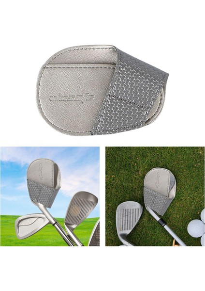 Golf Club Demir Kafa Kapağı Spor Aksesuarları Için Koruyucu Kılıf Seyahat Gri (Yurt Dışından)