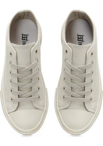 Calon 3pr Bej Kadın Sneaker