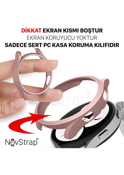 Samsung Galaxy Watch 6 Classic 47MM ile Uyumlu Kılıf Camsız Kasa Koruyucu Sert Pc modelleri