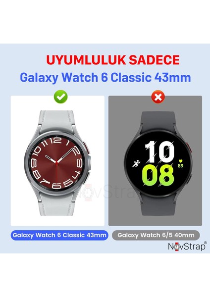 Samsung Galaxy Watch 6 Classic 43MM ile Uyumlu Kılıf Kasa Koruyucu Sert Pc fiyatları