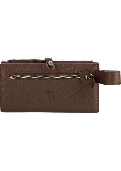 Karali Deri Unisex Portföy Cüzdanı Kahve BC484-02 fiyatları