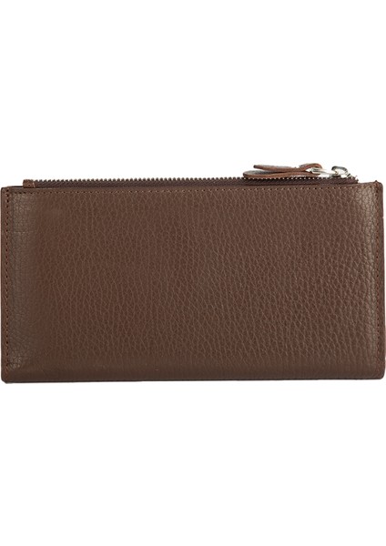 Karali Deri Unisex Portföy Cüzdanı Kahve BC484-02 fırsatları