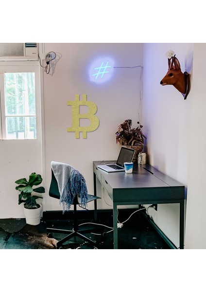 Bitcoin Gold - Metal Duvar Dekoru