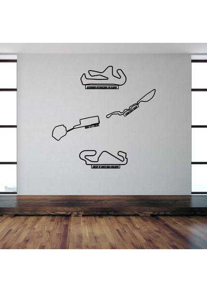 Baku City Circuit Metal Tablo