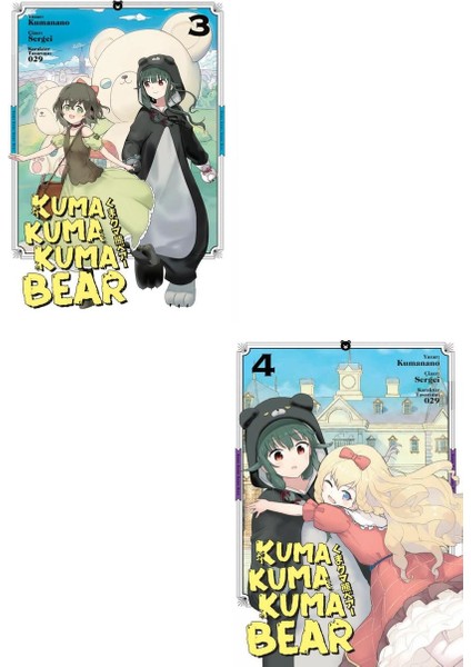 Kuma Kuma Kuma Bear 3-4. Ciltler Manga Seti - Kumanano