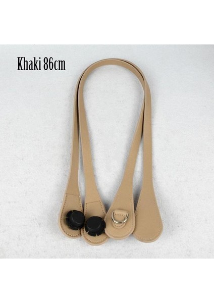 Haki 86CM Yeni 51CM 86CM Ince Kollar Kenar Boyama D Toka Gözyaşı Sonu Eva O Çanta Gövdesi Için Obag Için Suni Deri Kollar Zincir Kolye (Yurt Dışından)