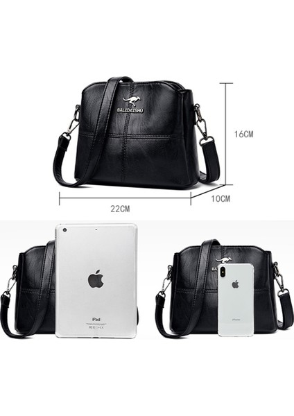 1 Katmanlı Siyah Yüksek Kaliteli Yumuşak Deri Omuz Kadınlar Için Crossbody Çanta 2022 Yeni Lüks Çanta Kadın Çanta Tasarımcısı Messenger Çanta Sac (Yurt Dışından)