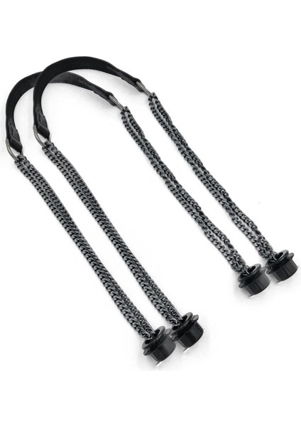Krem Beyaz 78 cm 1 Çift Uzun Deri Pu Zincir Kolu Gümüş Alüminyum Süperfiber Deri Düz Kolları Obag O Çanta Çanta Aksesuarları Için Kol (Yurt Dışından)