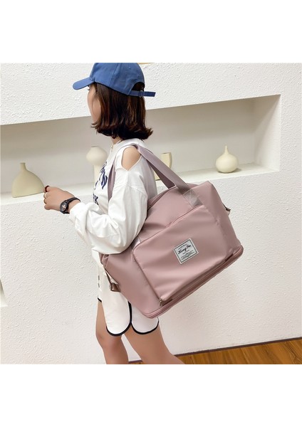 Yeşil Büyük Kapasiteli Ambalaj Küpleri Taşınabilir Bagaj Çantası Su Geçirmez Seyahat Çantası Unisex Katlanabilir Duffle Çanta Organizatörler Seyahat Aksesuarları (Yurt Dışından) fiyatları