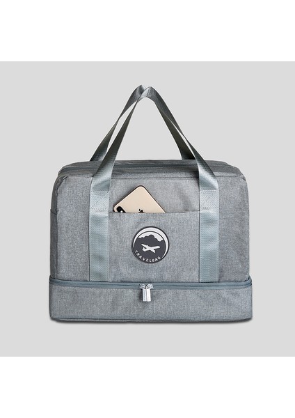 Yeşil Büyük Kapasiteli Ambalaj Küpleri Taşınabilir Bagaj Çantası Su Geçirmez Seyahat Çantası Unisex Katlanabilir Duffle Çanta Organizatörler Seyahat Aksesuarları (Yurt Dışından) fırsatları