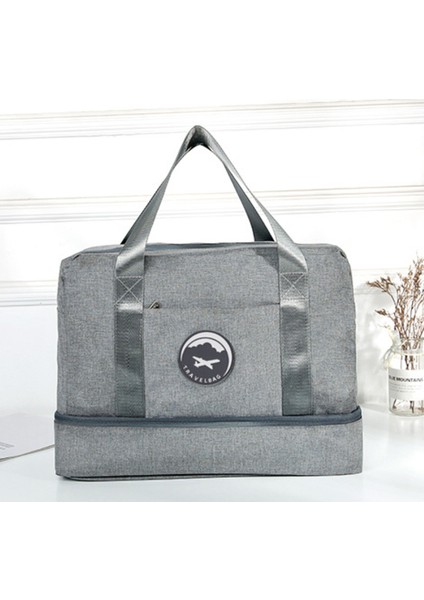 Yeşil Büyük Kapasiteli Ambalaj Küpleri Taşınabilir Bagaj Çantası Su Geçirmez Seyahat Çantası Unisex Katlanabilir Duffle Çanta Organizatörler Seyahat Aksesuarları (Yurt Dışından) indirimleri
